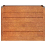 NNEVL Garden Raised Bed Rusty 100x40x77 cm Corten Steel