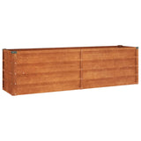 NNEVL Garden Raised Bed Rusty 160x40x45 cm Corten Steel