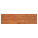 NNEVL Garden Raised Bed Rusty 160x40x45 cm Corten Steel