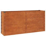 NNEVL Garden Raised Bed Rusty 160x40x77 cm Corten Steel