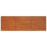 NNEVL Garden Raised Bed Rusty 240x40x77 cm Corten Steel
