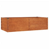 NNEVL Garden Raised Bed Rusty 160x80x45 cm Corten Steel