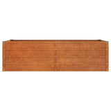 NNEVL Garden Raised Bed Rusty 160x80x45 cm Corten Steel