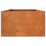 NNEVL Garden Raised Bed Rusty 160x80x45 cm Corten Steel