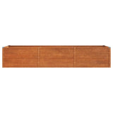 NNEVL Garden Raised Bed Rusty 240x80x45 cm Corten Steel