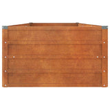 NNEVL Garden Raised Bed Rusty 240x80x45 cm Corten Steel