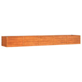 NNEVL Garden Raised Bed Rusty 400x80x45 cm Corten Steel