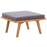 NNEVL 6 Piece Garden Lounge Set Solid Wood Acacia