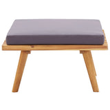 NNEVL 6 Piece Garden Lounge Set Solid Wood Acacia