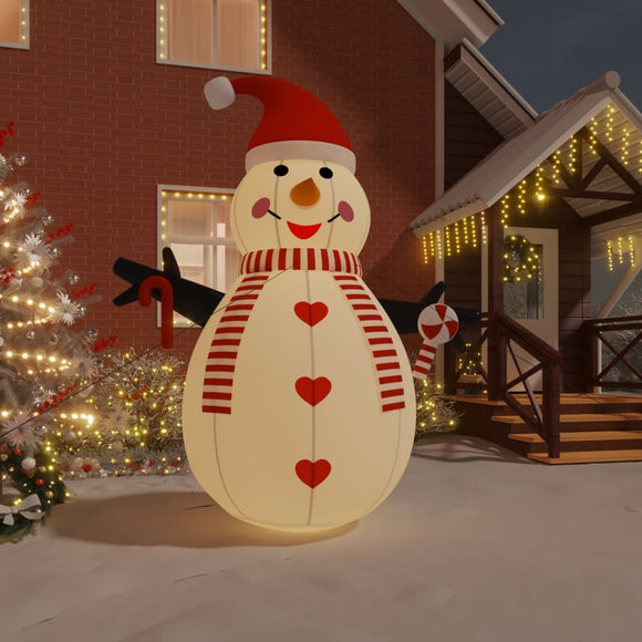 NNEVL Inflatable Snowman with LEDs 360 cm