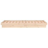 NNEVL LED Bed Frame 92x187 cm Single Bed Size Solid Wood