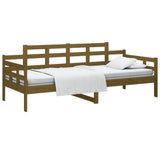 NNEVL Day Bed Honey Brown Solid Wood Pine 92x187 cm Single Bed Size