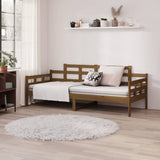 NNEVL Day Bed Honey Brown Solid Wood Pine 92x187 cm Single Bed Size