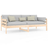 NNEVL Day Bed Solid Wood Pine 92x187 cm Single Bed Size