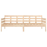NNEVL Day Bed Solid Wood Pine 92x187 cm Single Bed Size