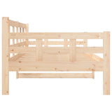 NNEVL Day Bed Solid Wood Pine 92x187 cm Single Bed Size