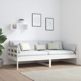 NNEVL Day Bed White Solid Wood Pine 92x187 cm Single Bed Size