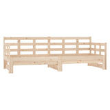 NNEVL Pull-out Day Bed Solid Wood Pine 2x(92x187) cm
