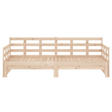 NNEVL Pull-out Day Bed Solid Wood Pine 2x(92x187) cm
