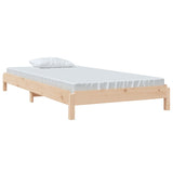 NNEVL Stack Bed 92x187 cm Single Bed Size Solid Wood Pine