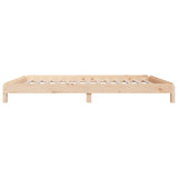 NNEVL Stack Bed 92x187 cm Single Bed Size Solid Wood Pine