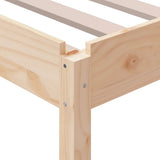 NNEVL Stack Bed 92x187 cm Single Bed Size Solid Wood Pine
