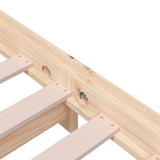 NNEVL Stack Bed 92x187 cm Single Bed Size Solid Wood Pine