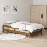 NNEVL Stack Bed Honey Brown 92x187 cm Single Bed Size Solid Wood Pine