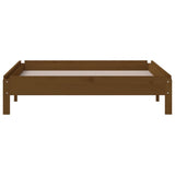 NNEVL Stack Bed Honey Brown 92x187 cm Single Bed Size Solid Wood Pine