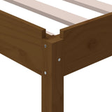 NNEVL Stack Bed Honey Brown 92x187 cm Single Bed Size Solid Wood Pine