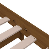 NNEVL Stack Bed Honey Brown 92x187 cm Single Bed Size Solid Wood Pine