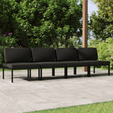 NNEVL 4-Seater Garden Sofa with Cushions Aluminium Anthracite