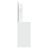 NNEVL Dressing Table with Mirror White 74.5x40x141 cm