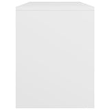 NNEVL Dressing Stool White 70x35x45 cm Engineered Wood