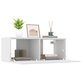 NNEVL TV Cabinets 2 pcs White 80x30x30 cm Engineered Wood