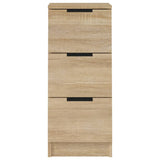NNEVL Sideboards 2 pcs Sonoma Oak 30x30x70 cm Engineered Wood