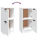 NNEVL Sideboards 2 pcs White 30x30x70 cm Engineered Wood