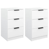 NNEVL Bedside Cabinets 2 pcs White 40x36x65 cm