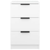 NNEVL Bedside Cabinets 2 pcs White 40x36x65 cm