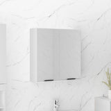 NNEVL Bathroom Mirror Cabinet White 64x20x67 cm