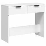NNEVL Console Table White 90x36x75 cm Engineered Wood