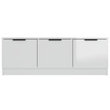 NNEVL TV Cabinet High Gloss White 102x35x36.5 cm Engineered Wood