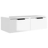 NNEVL Wall Cabinet High Gloss White 68x30x20 cm Engineered Wood