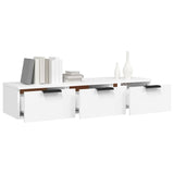 NNEVL Wall Cabinet White 102x30x20 cm Engineered Wood