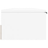 NNEVL Wall Cabinet White 102x30x20 cm Engineered Wood