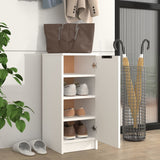 NNEVL Shoe Cabinet White 30x35x70 cm Engineered Wood