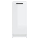 NNEVL Shoe Cabinet High Gloss White 30x35x70 cm Engineered Wood
