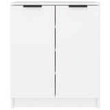 NNEVL Shoe Cabinet White 59x35x70 cm Engineered Wood