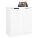 NNEVL Shoe Cabinet White 59x35x70 cm Engineered Wood