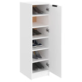 NNEVL Shoe Cabinet White 30x35x100 cm Engineered Wood